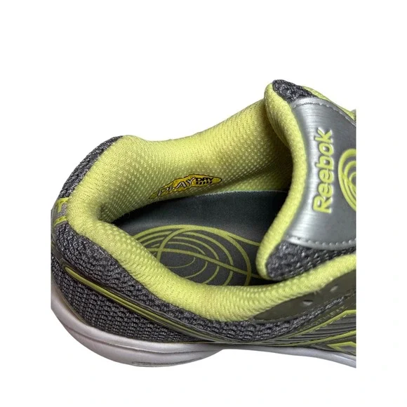 Reebok‎ SmoothFit Women's Running Shoes Gray Yellow Size 7 - Picture 6 of 7